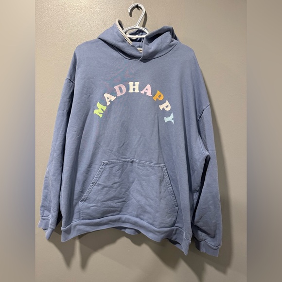 Madhappy Pastels French Terry Hoodie In Frost Size XL - Picture 2 of 8